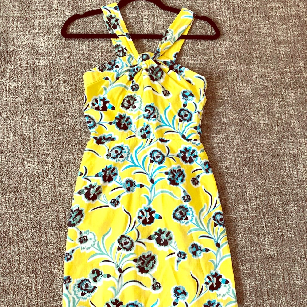 🆕Topshop Yellow Floral Sunrise Dress